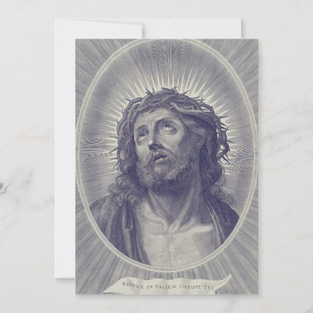 Holy Face of Jesus Invitation (Front)