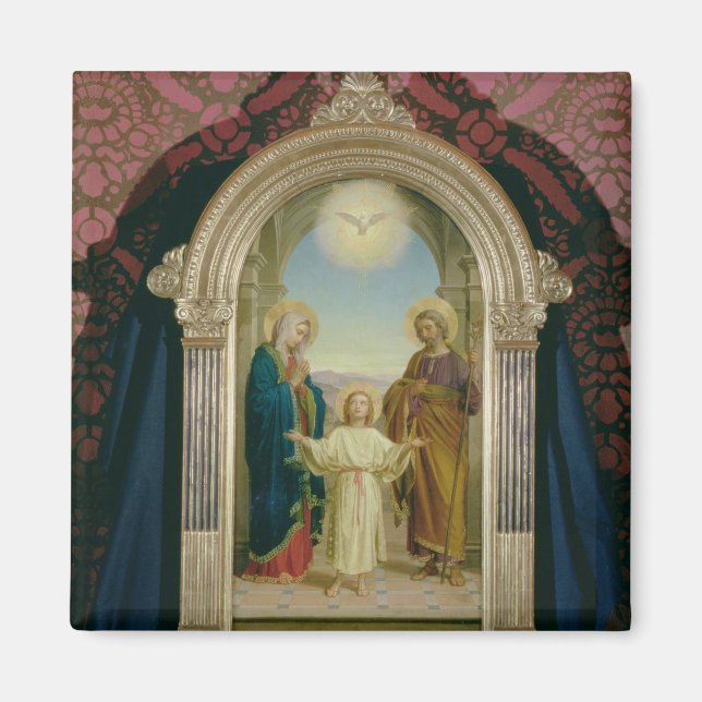 Holy Family, 1898 (tempera on panel) Magnet (Front)