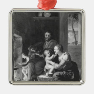 Holy Family, after 1650 Metal Tree Decoration