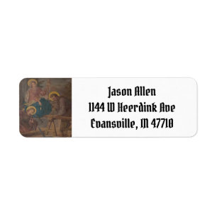 Holy Family at Work Return Address Label