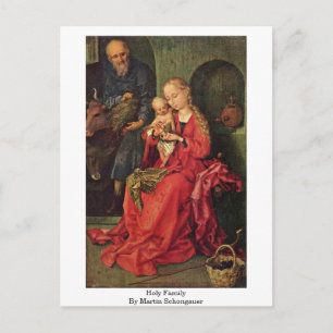 Holy Family By Martin Schongauer Postcard