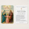Holy Family Catholic Funeral Memorial Holy Card -