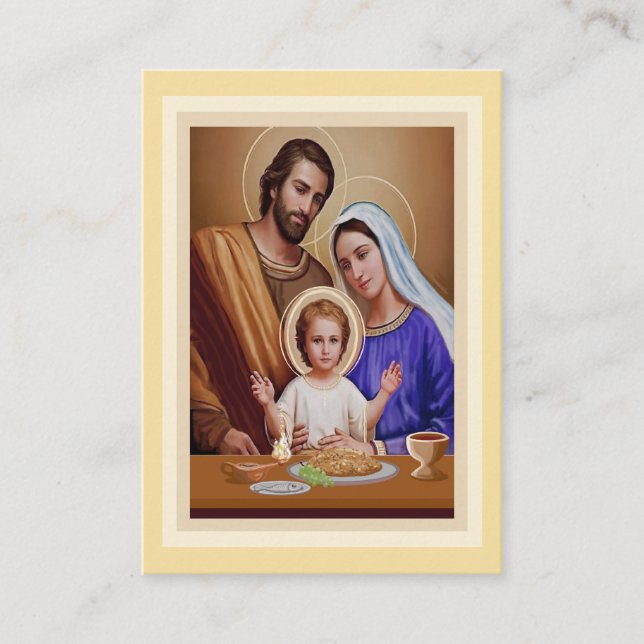 Holy Family Enclosure Card (Front)