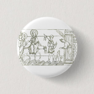 Holy Family Flights into Egypt 3 Cm Round Badge
