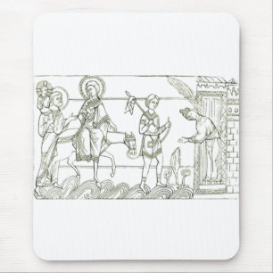Holy Family Flights into Egypt  Mouse Pad