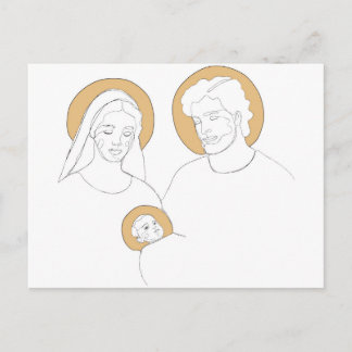 Holy Family Holiday Postcard
