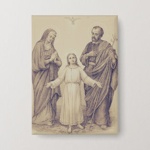 Holy Family Jesus, Virgin Mary and Saint Joseph