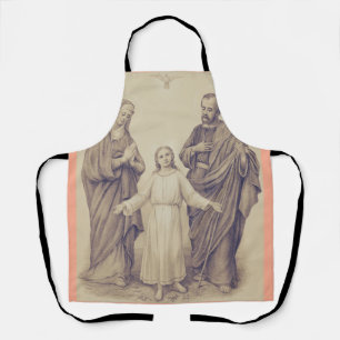 Holy Family Jesus, Virgin Mary and Saint Joseph Apron