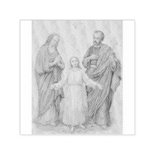 Holy Family Jesus, Virgin Mary and Saint Joseph Self-inking Stamp