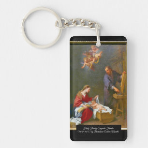 Holy Family Key Ring