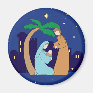 Holy Family Nativity Christmas Christian Religious Magnet