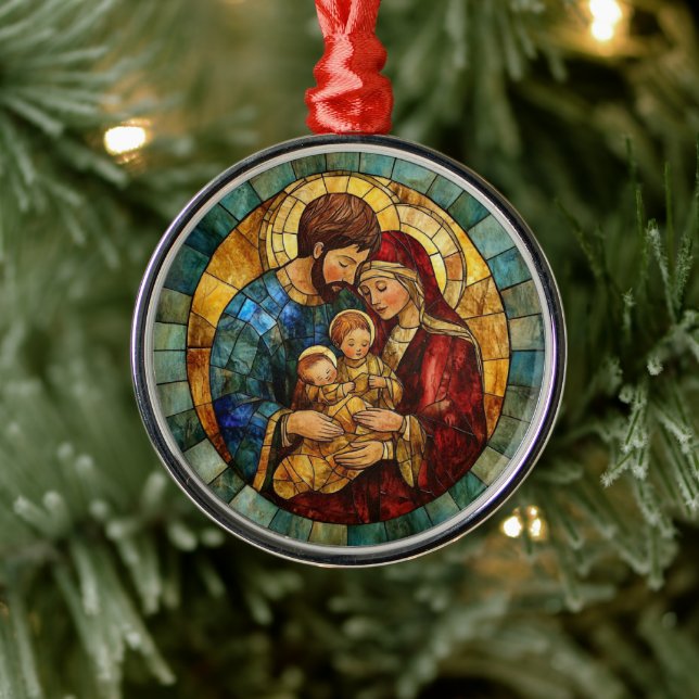 Holy Family Nativity Christmas Ornament (Tree)