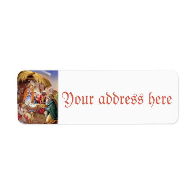 Holy family return address label (Front)