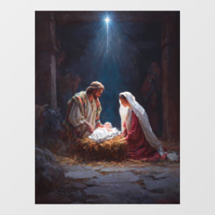 Holy Family Window Cling
