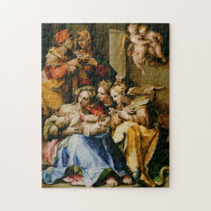 Holy Family with Saints Anne Jigsaw Puzzle