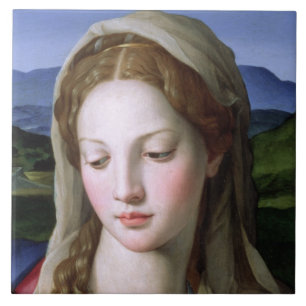 Holy Family with St. Anne and the infant St. John Ceramic Tile