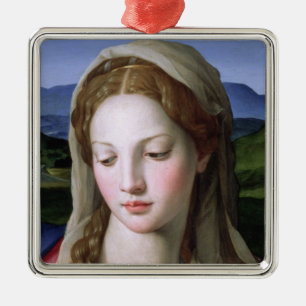 Holy Family with St. Anne and the infant St. John Metal Ornament