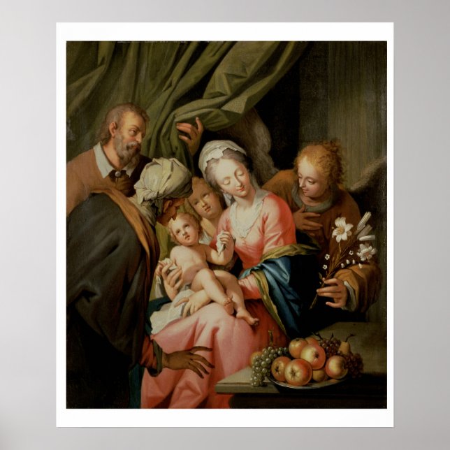 Holy Family with St. Anne Poster (Front)