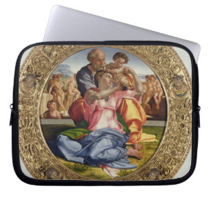 Holy Family with St. John (Doni Tondo), 1504-05 (o Laptop Sleeve