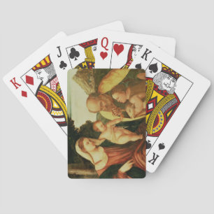 Holy Family with St. John Playing Cards