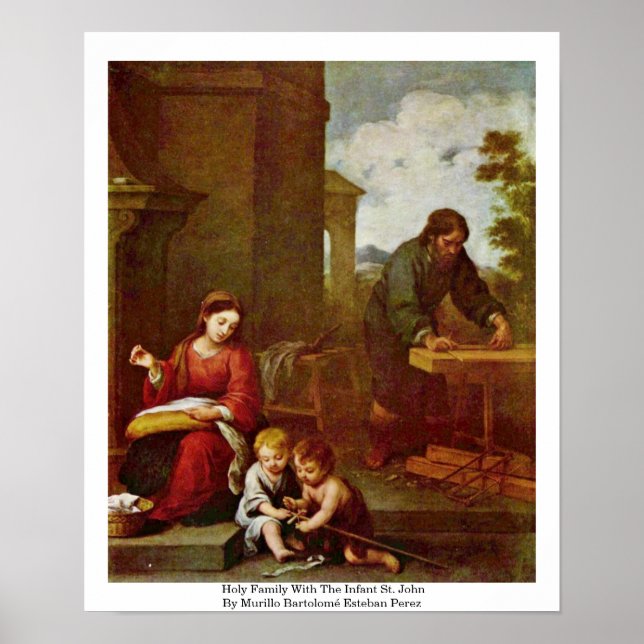 Holy Family With The Infant St. John Poster (Front)