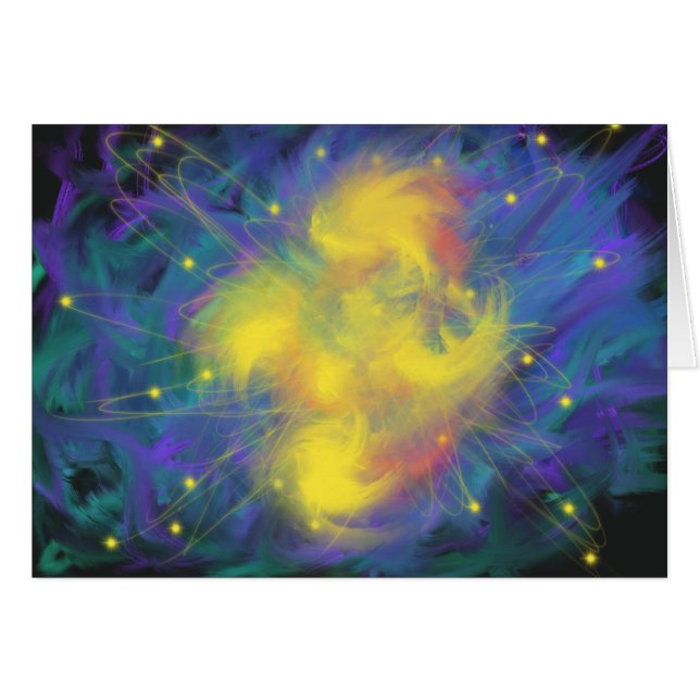 Holy Fire Star Christian Prophetic Worship Art  (Front Horizontal)