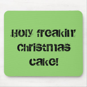 Holy freakin' Christmas cake Orphan Black quote Mouse Pad