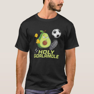 Holy Goalamole Funny Soccer Kids Avocado T-Shirt