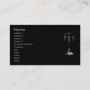 Holy Grail Business Card