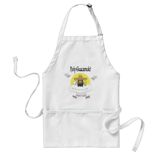 Holy Guacamole Adult Apron (Front)
