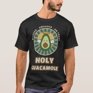 Holy Guacamole Avocado Angel Pun T-Shirt