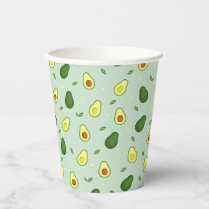 Holy Guacamole Avocado Green Baby Shower Birthday  Paper Cups
