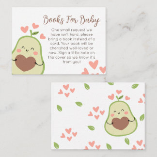 Holy Guacamole Baby Shower Happy Avocado Enclosure Card