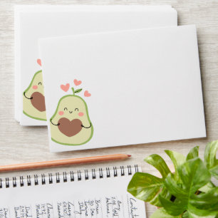 Holy Guacamole Baby Shower Happy Avocado  Envelope
