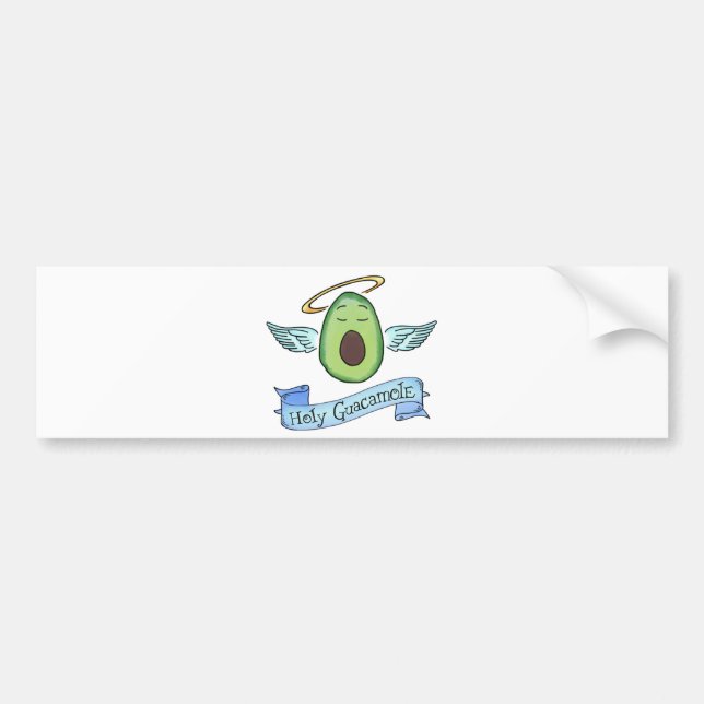 Holy Guacamole Bumper Sticker (Front)