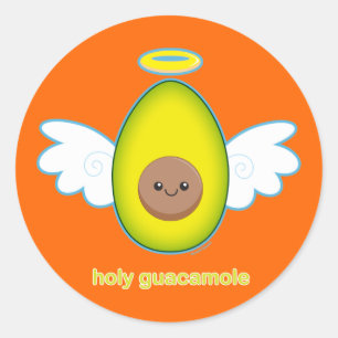 Holy Guacamole Classic Round Sticker