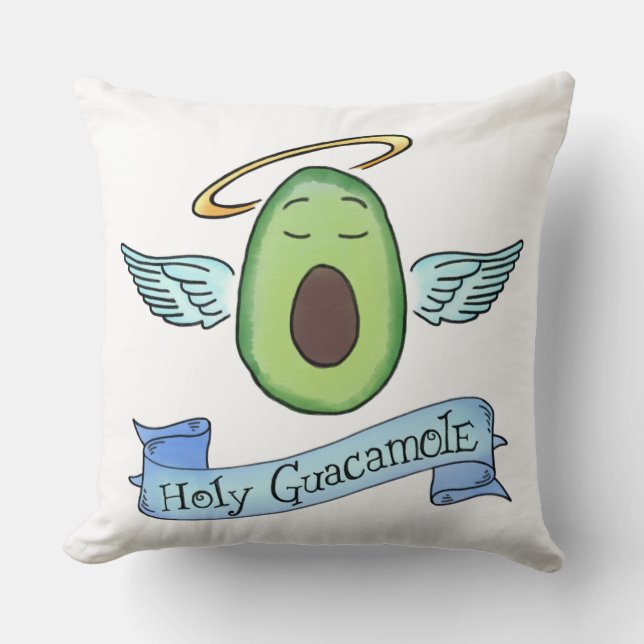 Holy Guacamole Cushion (Front)