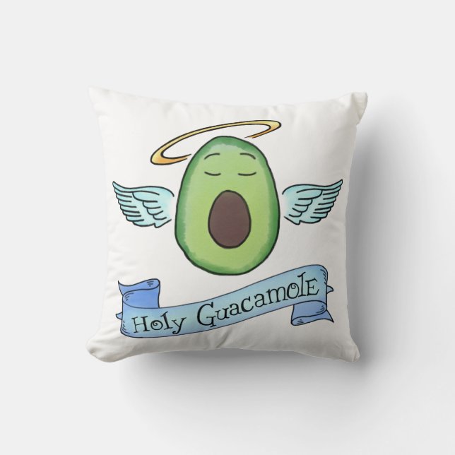 Holy Guacamole Cushion (Front)