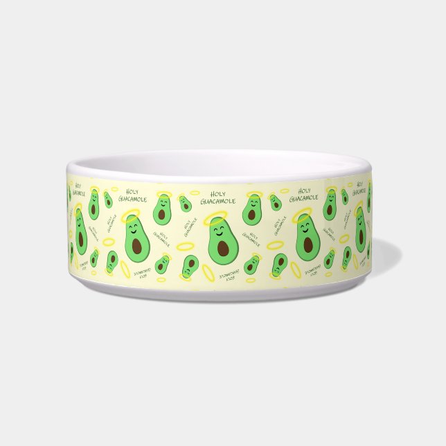 Holy Guacamole cute avocado Bowl (Front)