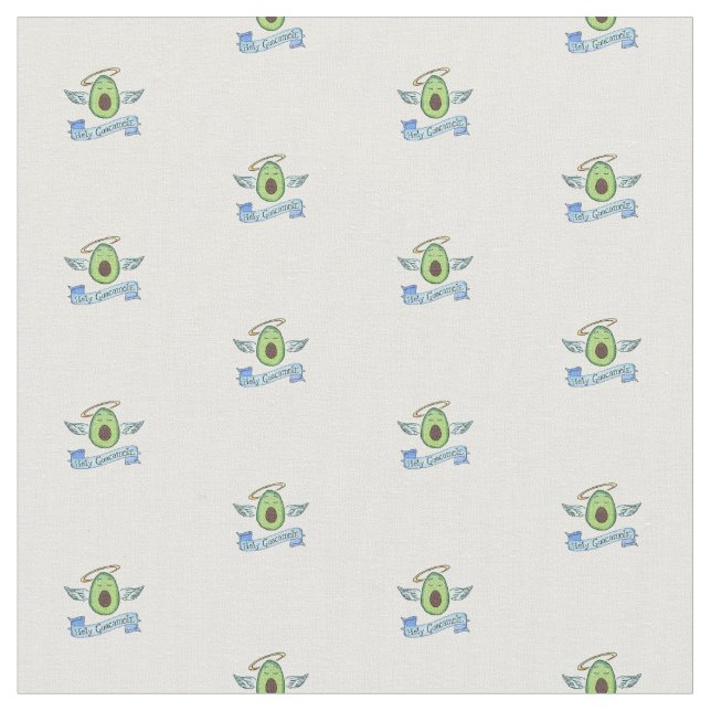 Holy Guacamole! Fabric (Close Up)