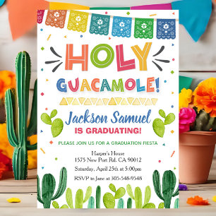Holy Guacamole Graduation Party Invitation