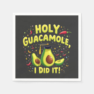 Holy Guacamole I Did It Graduation Cinco De Mayo Napkin