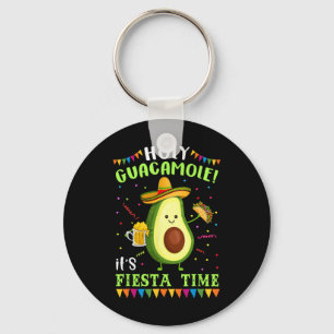 Holy Guacamole It's Fiesta Time T Shirt For Men Wo Key Ring