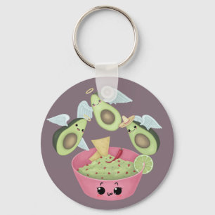 Holy Guacamole Key Ring