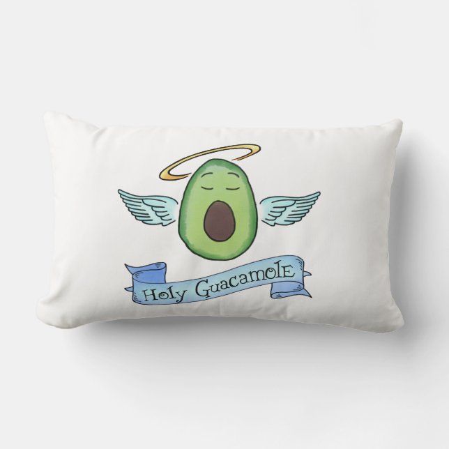 Holy Guacamole Lumbar Cushion (Front)