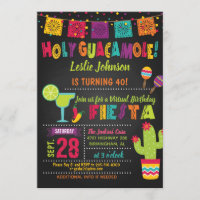 Holy Guacamole Virtual Birthday Fiesta