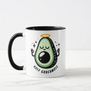  Holy Guacamole Zen Avocado – Mindful Morning  Mug