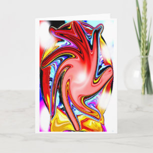 Holy healing hand holiday card