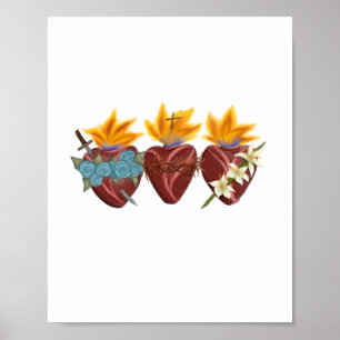 Holy Hearts Print 