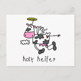 Holy Heifer Tshirts and Gifts Postcard